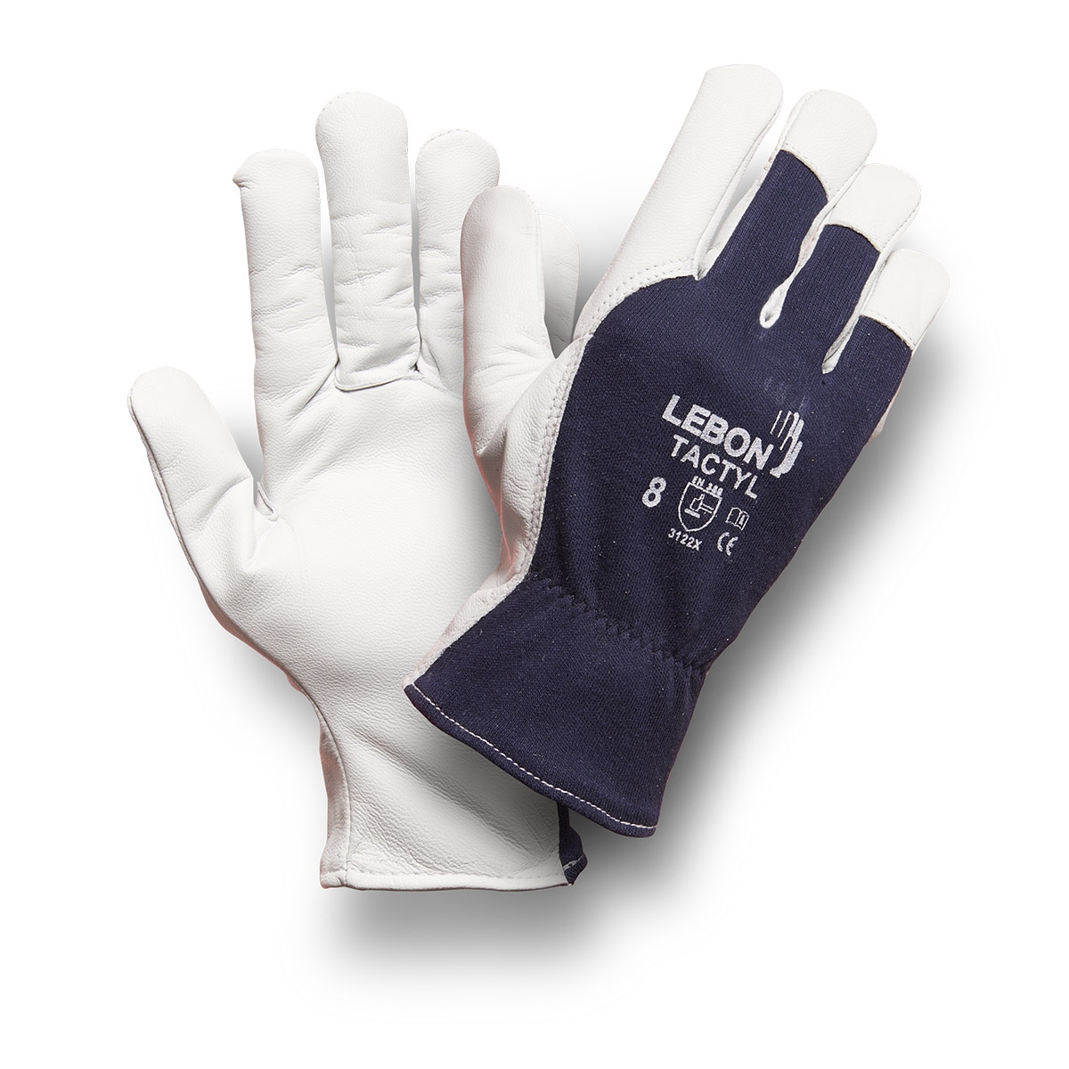 Gants protection anti chaleur kevlar doublé coton avec manchette 350° LEBON