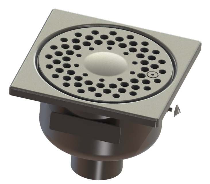 Siphon inox sortie verticale classique 150 avec vis d'inviolabilité 1550V Limatec