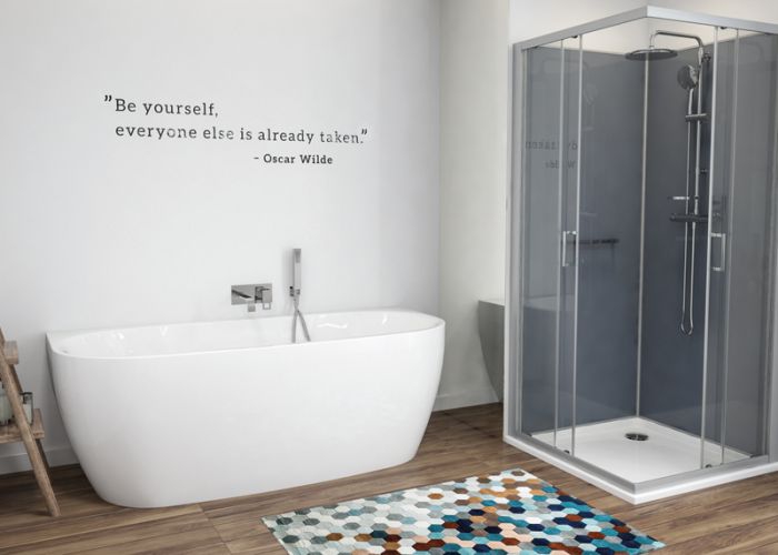 Baignoire semi-îlot Greta Monoline L16GRM1880 Leda