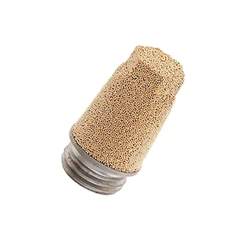  Silencieux d'échappement pneumatique droit mâle bronze fritté série 0670 