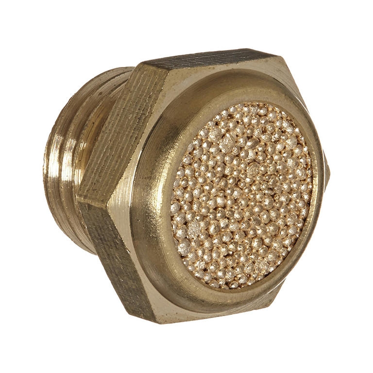  Silencieux compact mâle BSPP bronze fritté série 0673 