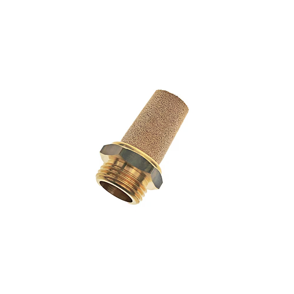  Silencieux à embase pneumatique droit mâle BSPP bronze fritté 0675 