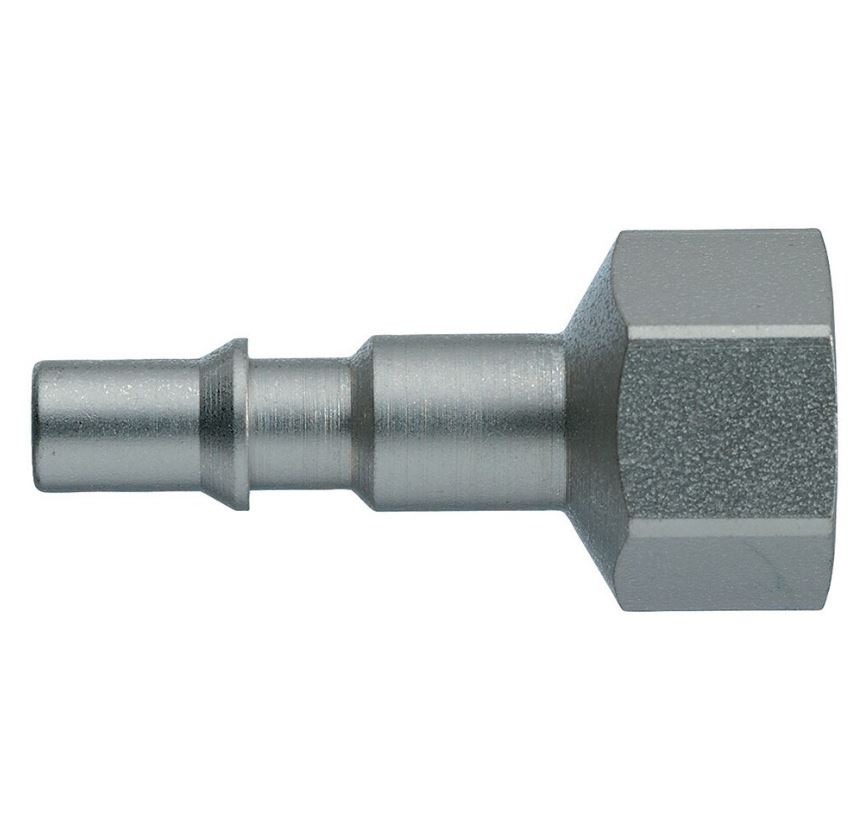  Embout ISO C DN5.5 fileté BSPP sans obturation- Acier nickelé série 18 
