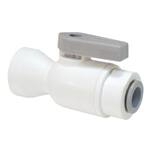 Robinet Liquifit 2/2 droit encliquetable tube x femelle NPT polypropylène série 4022 Parker Legris