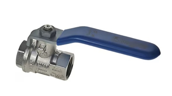  Robinet droit 2/2 standard femelle BSPP laiton nickelé série 4902 