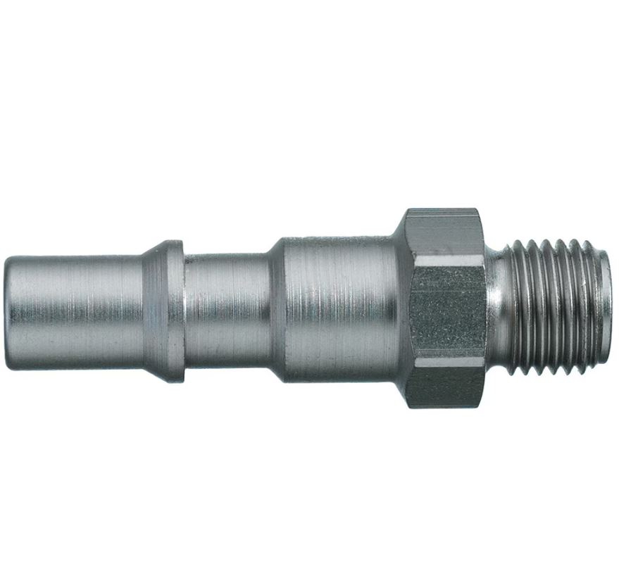 Embout ISO C DN8 fileté BSPP sans obturation - Acier nickelé série 84 Parker Legris