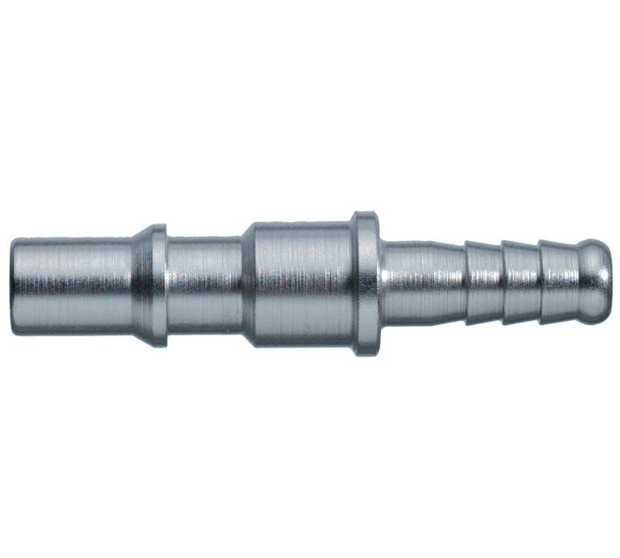  Embout ISO C DN8 pour tuyau sans obturation - Acier nickelé série 84 