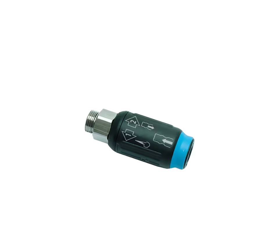Coupleur ARO DN5.5 fileté BSPP avec obtu - Polymère tech/Laiton nickelé série C9000 Parker Legris