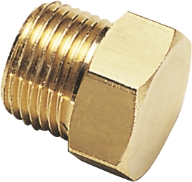 Bouchon bout de tube universel à bague x mâle Métrique laiton série 0125 Parker Legris