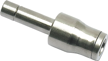 Adaptateur droit encliquetable pour tube à tube métrique laiton nickelé FDA série 3667 Parker Legris