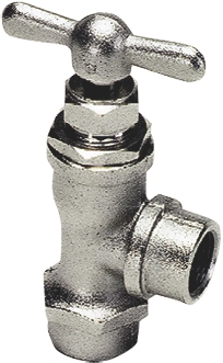Robinet à pointeau équerre femelle BSPP série 0532 Parker Legris