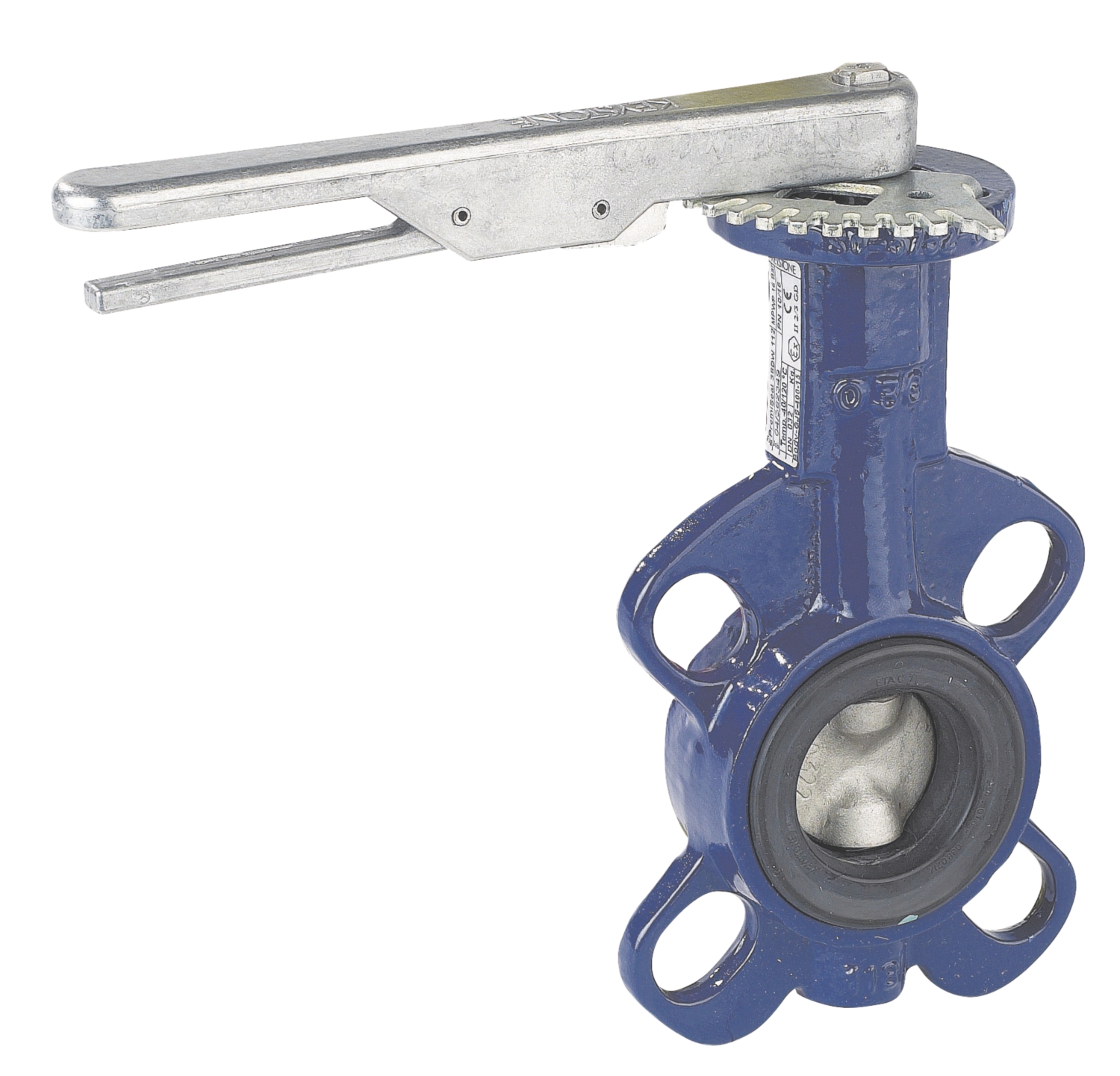 Vanne papillon cadenassable série VR02