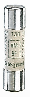 Cartouche industrielle cylindrique - Type aM HPC - 10 x 38 mm 