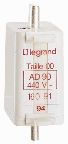 Cartouche EDF à couteau - Type AD - Taille 00 Legrand