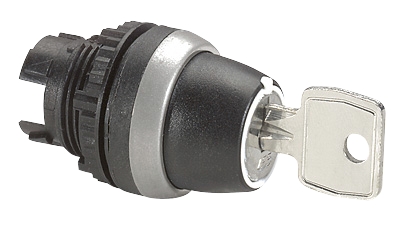 Bouton tournant à clé non lumineux série Osmoz Legrand
