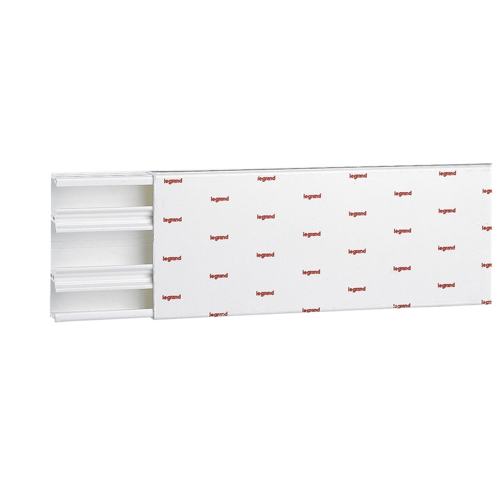 Moulure DLPlus 40 x 16 2 compartiments longueur 3 m blanc