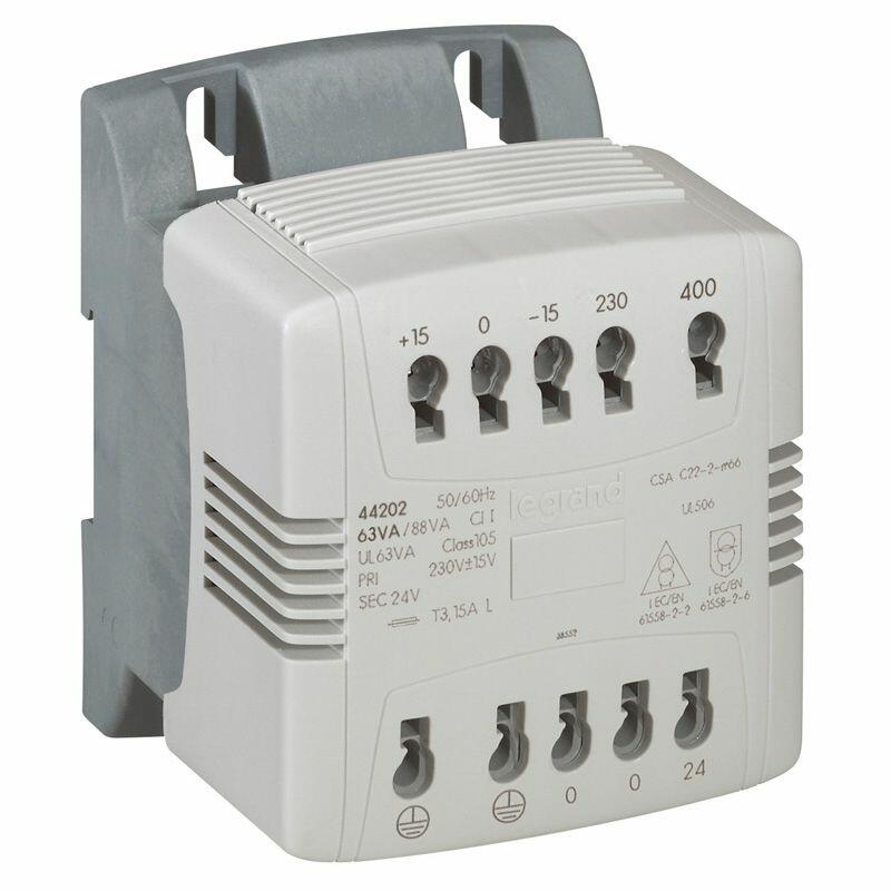 Transformateur de commande et séparation des circuits connexion automatique Legrand