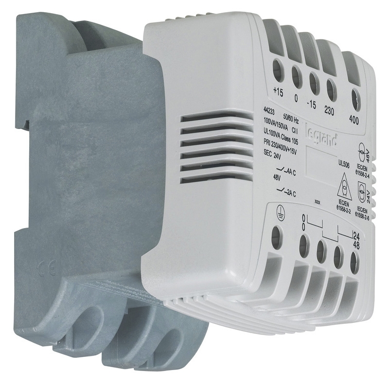 Transformateur de commande et séparation des circuits à vis 115-230 V Legrand
