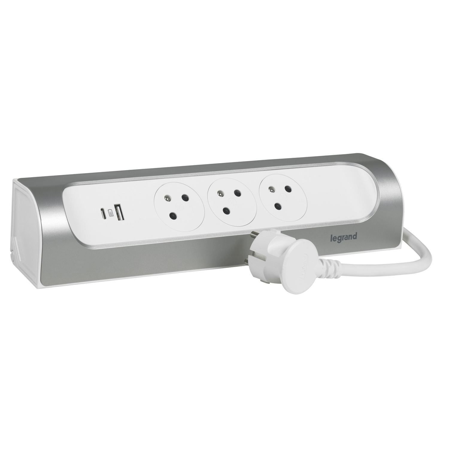 Multiprise d'angle avec connexion USB A+C - Legrand