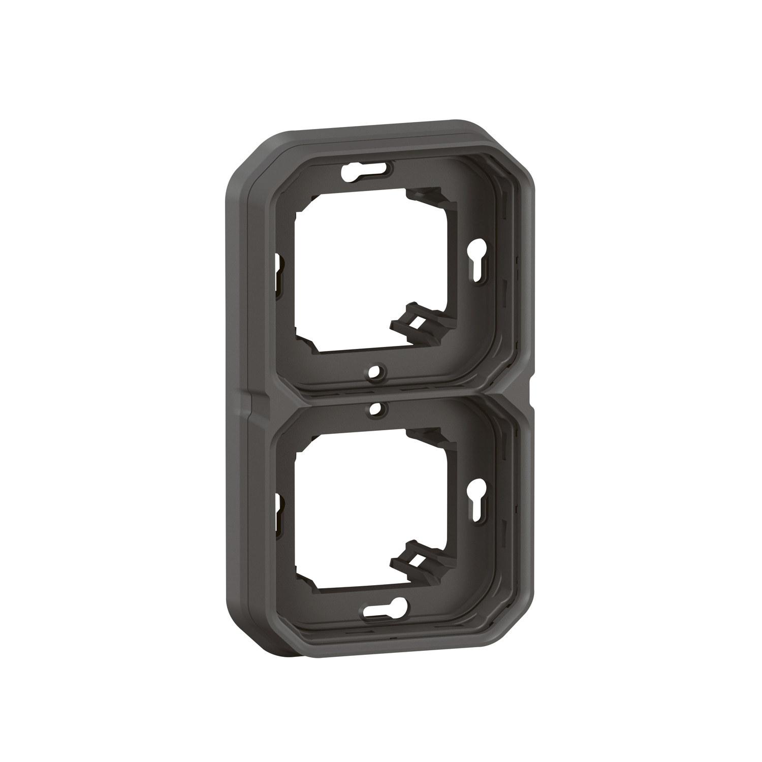 Support plaque pour montage en encastré - Plexo composable - anthracite Legrand