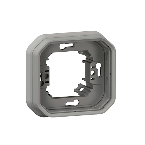 Support plaque pour montage en encastré - Plexo composable - gris Legrand