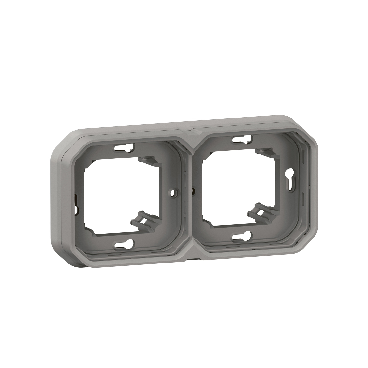 Support plaque pour montage en encastré - Plexo composable - gris Legrand
