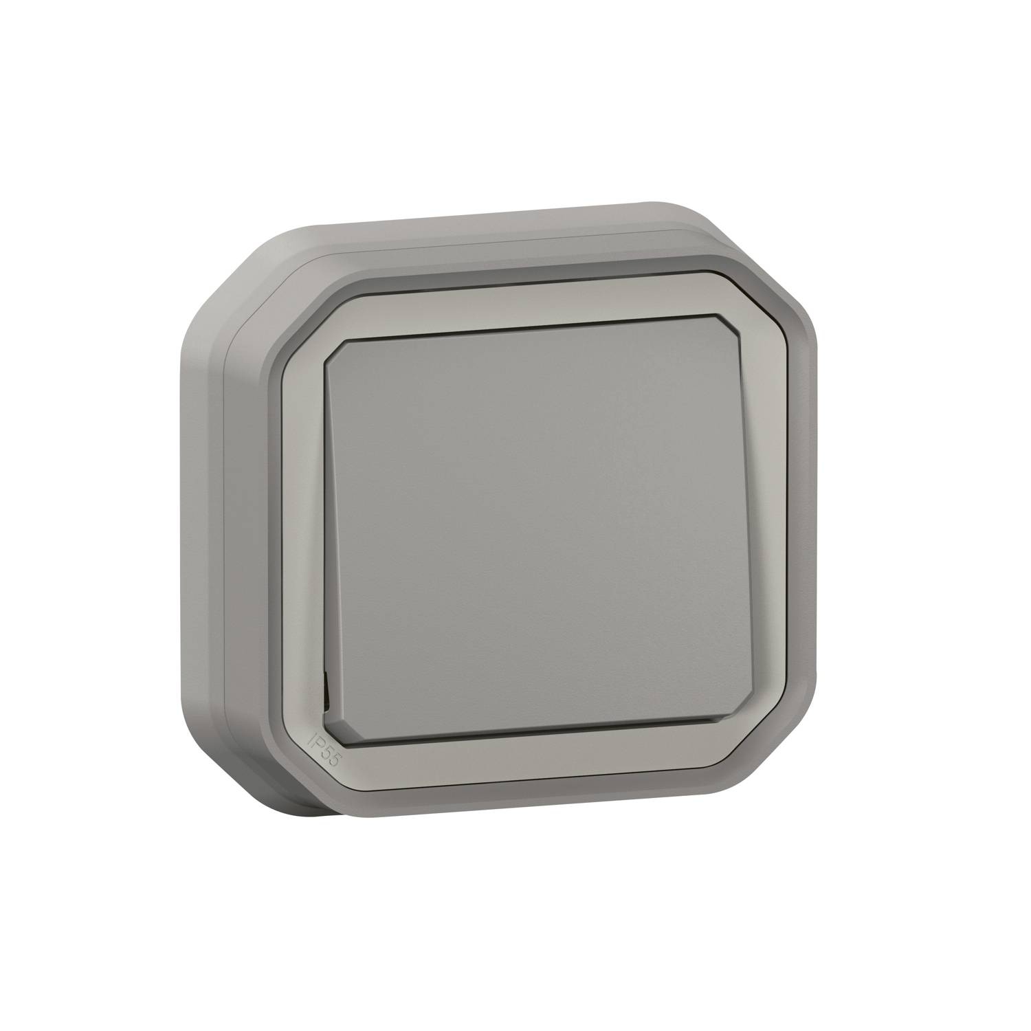 Commande d'éclairage encastré - Plexo complet - gris Legrand