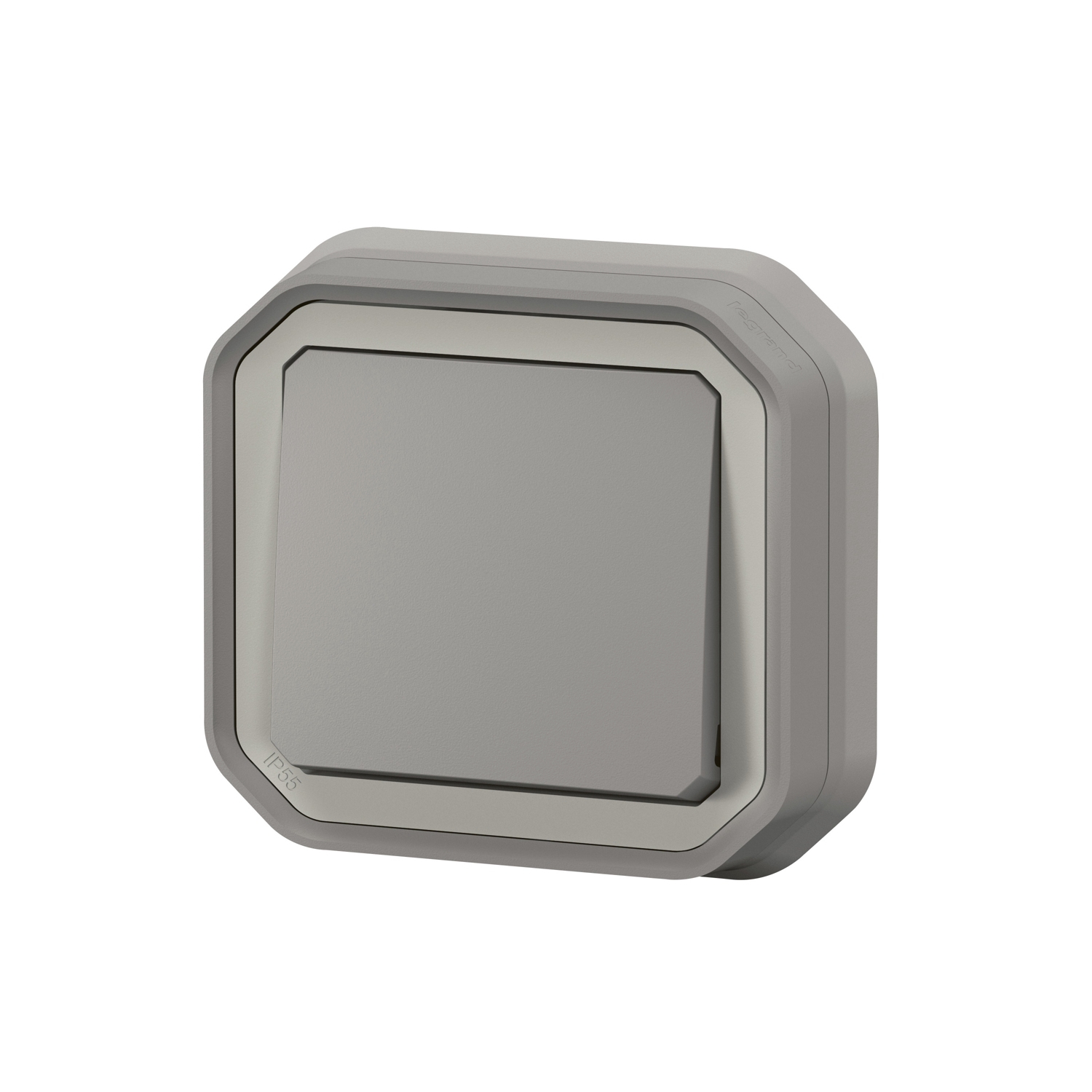 Commande d'éclairage encastré - Plexo complet - gris Legrand