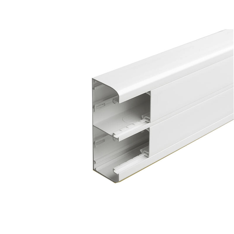 Goulotte 2 compartiments et accessoire Mosaic 50 x 130 - Blanc Legrand