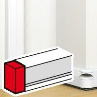 Goulotte 2 compartiments et accessoire Mosaic 50 x 130 - Blanc Legrand