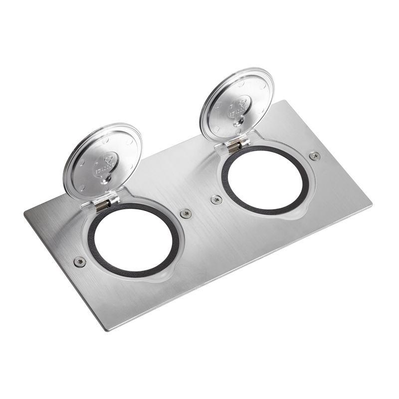 Platine de sol inox brossé Legrand