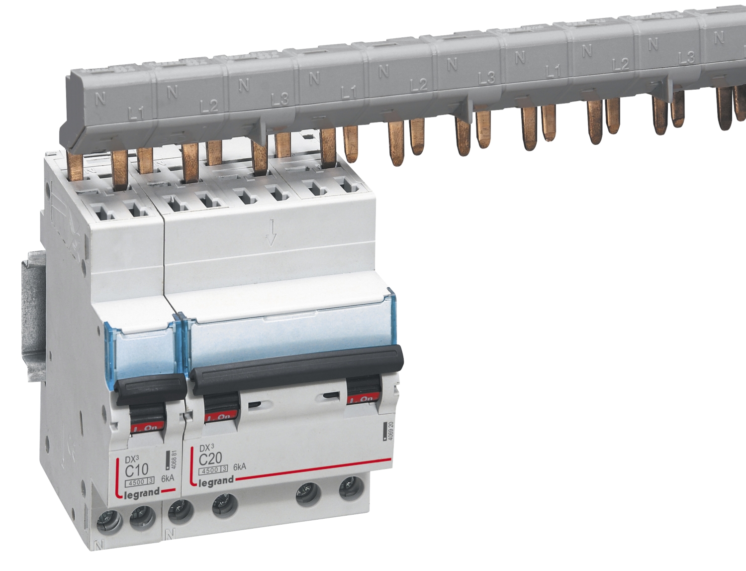 Disjoncteur DX³ 4500 - 1P+N - 6 kA - Courbe C - Auto/vis - Départ Legrand