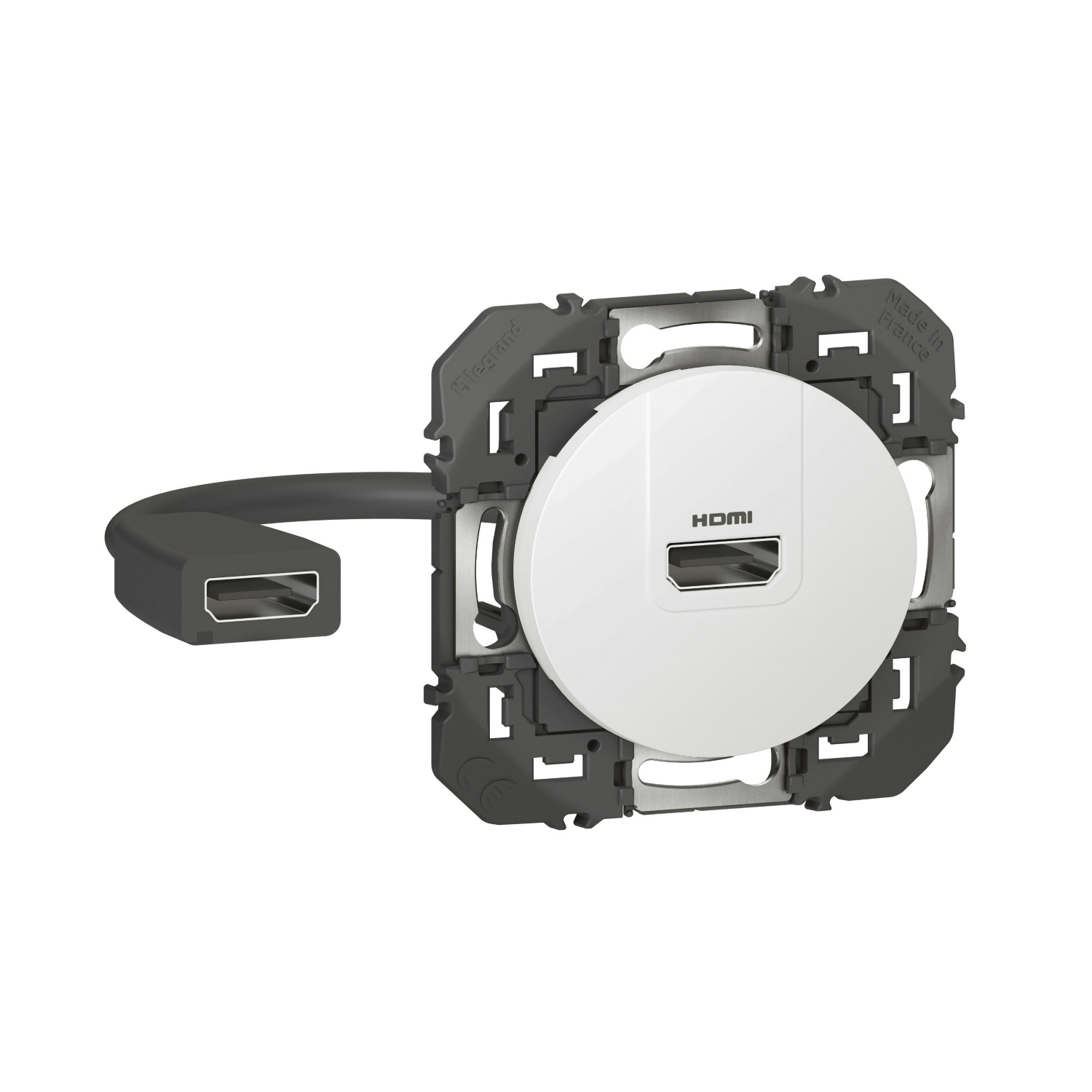 PRISE HDMI PRECONNECTEE BLANC