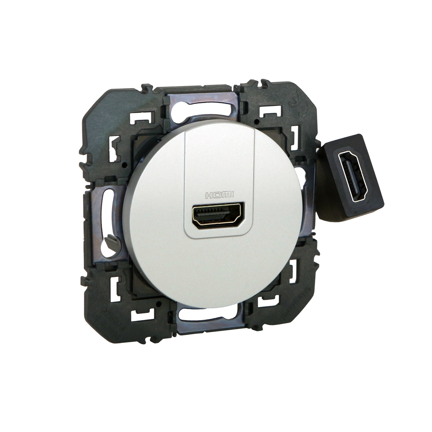 PRISE HDMI PRECONNECTEE ALU