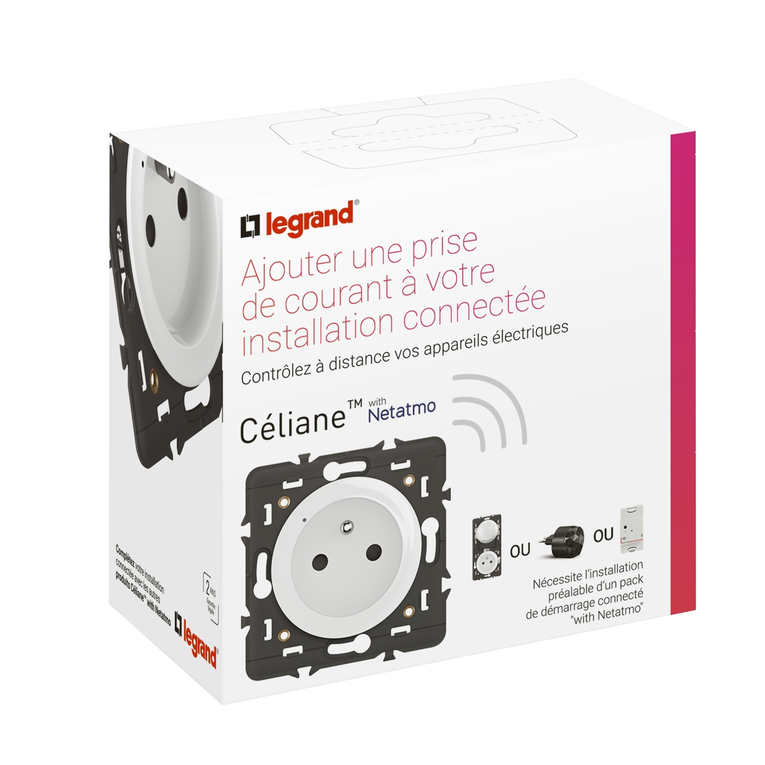 PRISE CONNECTEE FR BA 16A BLA