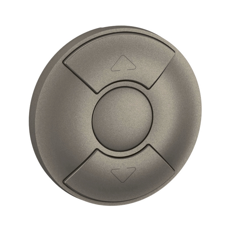Enjoliveur titanium - Commande volet roulant New Céliane Legrand