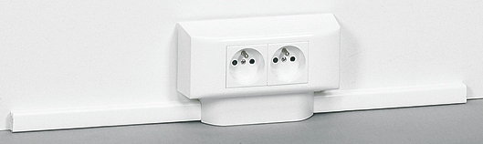  Moulure et accessoire DLPlus 12,5 x 32 - Blanc 