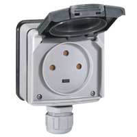 Prise de courant - Plexo complet IP66 Legrand