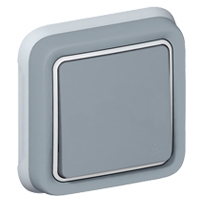 Commande d'éclairage encastré - Plexo complet - Gris Legrand