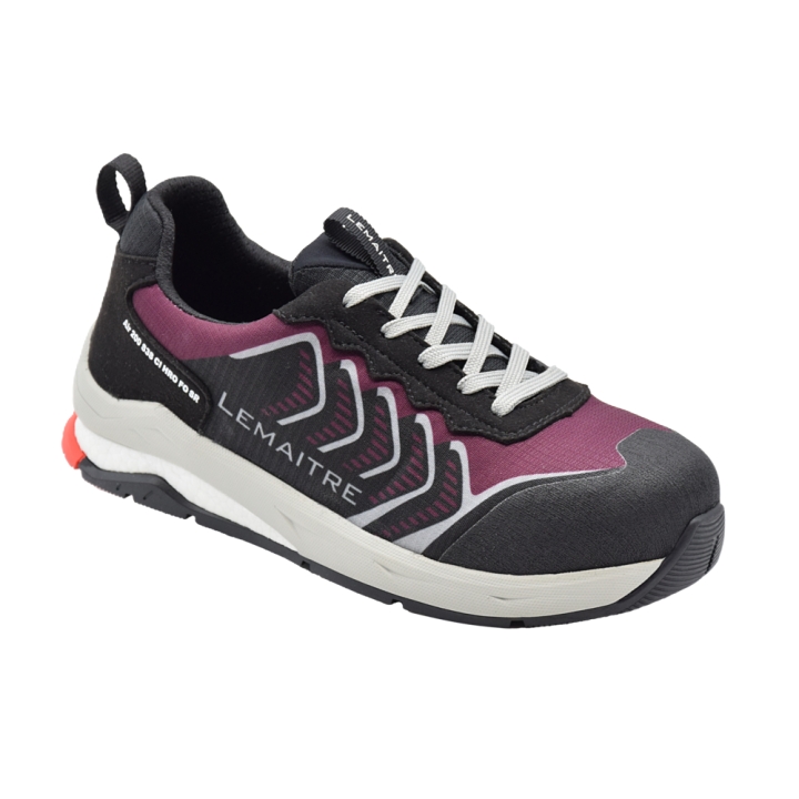 Chaussures de sécurité basses femme S3S ESD Air 200 Bas Berry Air Pop