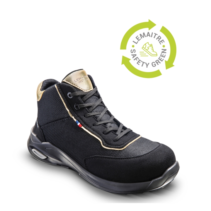 Chaussures de sécurité hautes Trainer LSG femme noir - S3S FO CI SR Lemaître Sécurité