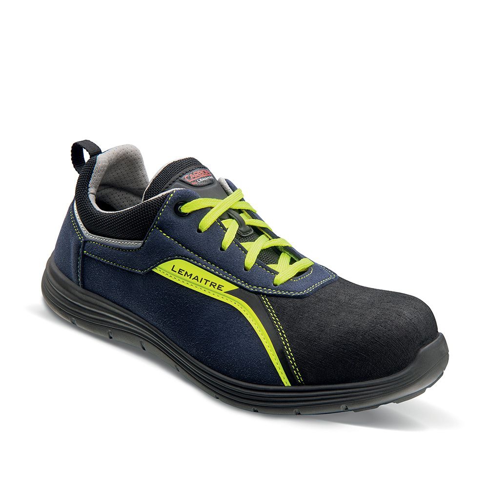 Chaussures basses Fabio S3 SRC - Bleu/Jaune Lemaître Sécurité