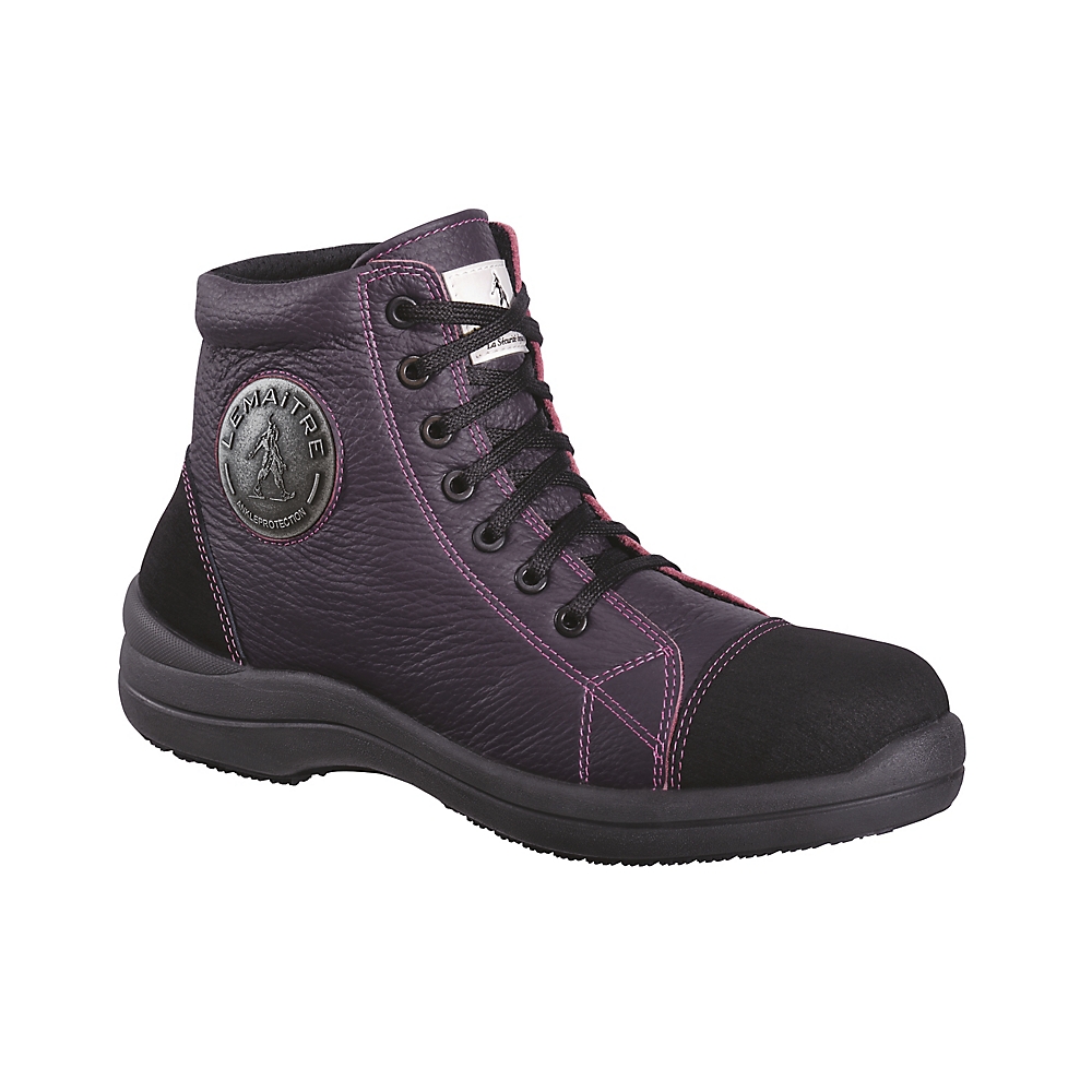 Chaussures de sécurité hautes Liberty LIBHS30PR femme prune - S3 SRC Lemaître Sécurité