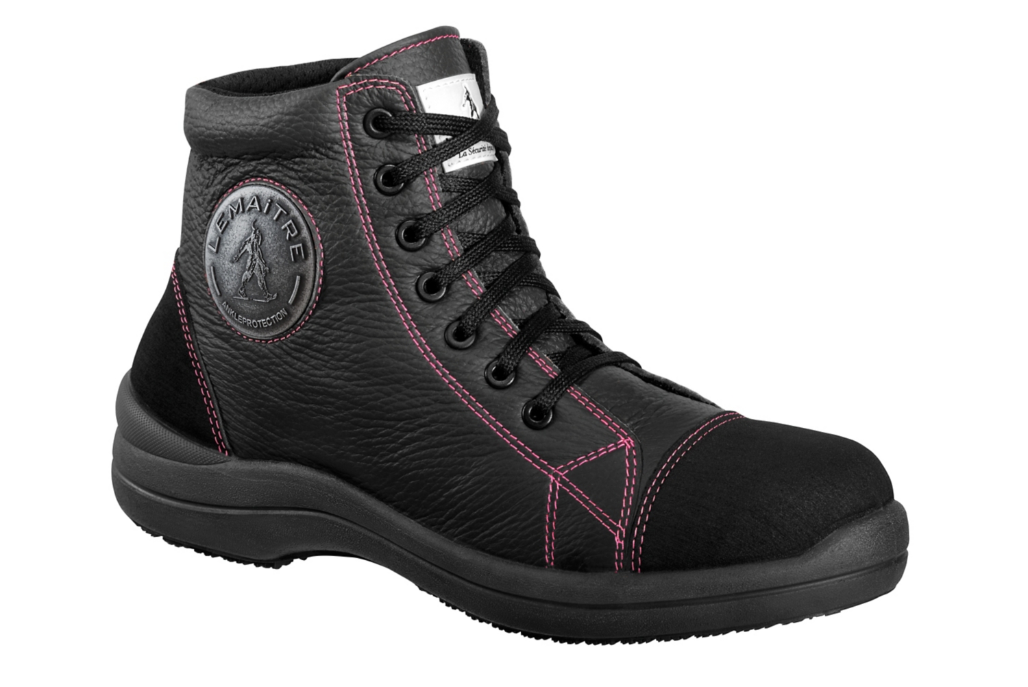  Chaussures de sécurité hautes Liberty LIBHS30NR femme noir - S3 SRC 