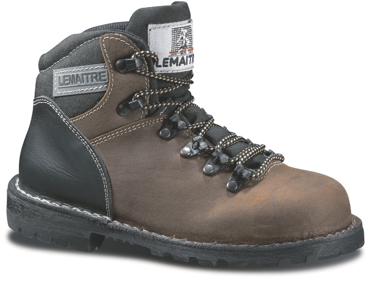  Chaussures de sécurité hautes cuir pull up marron Sahara S3 