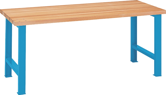 Etabli bleu revêtement en bois 