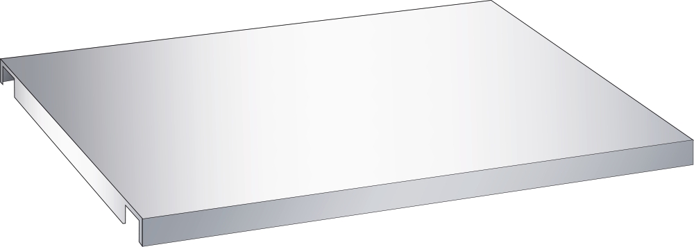 Revêtement en tôle pour cadre fixe - 1290 x 860 mm 73.150.020 Lista