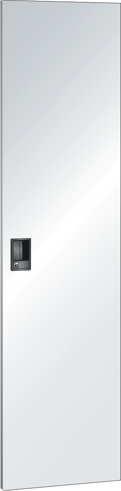 Jeu de portes battantes en tôle d'acier