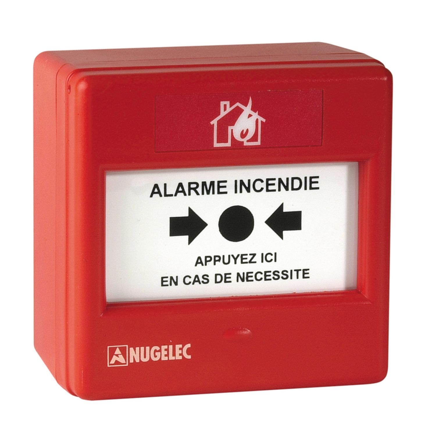 Déclencheur manuel rouge alarme incendie Eaton