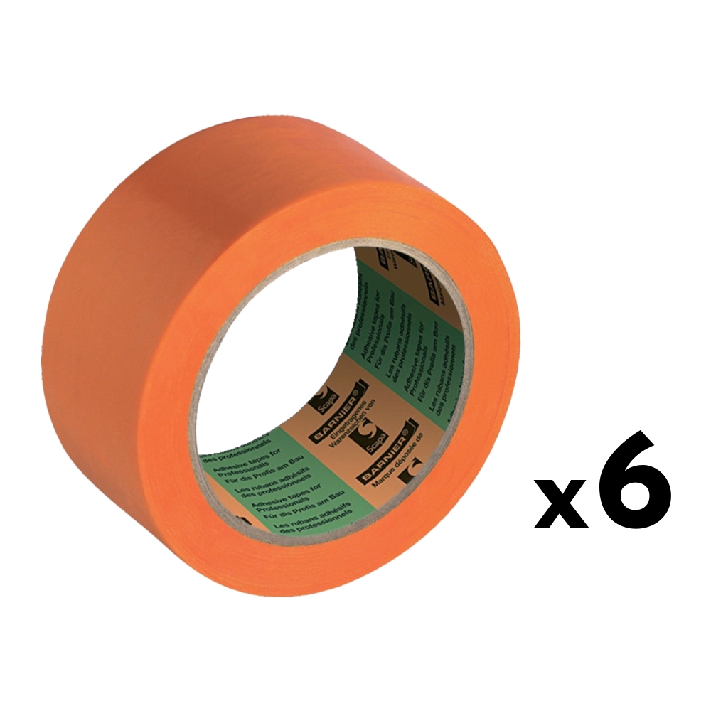 Lot de 6 adhésifs orange 6095 Scapa
